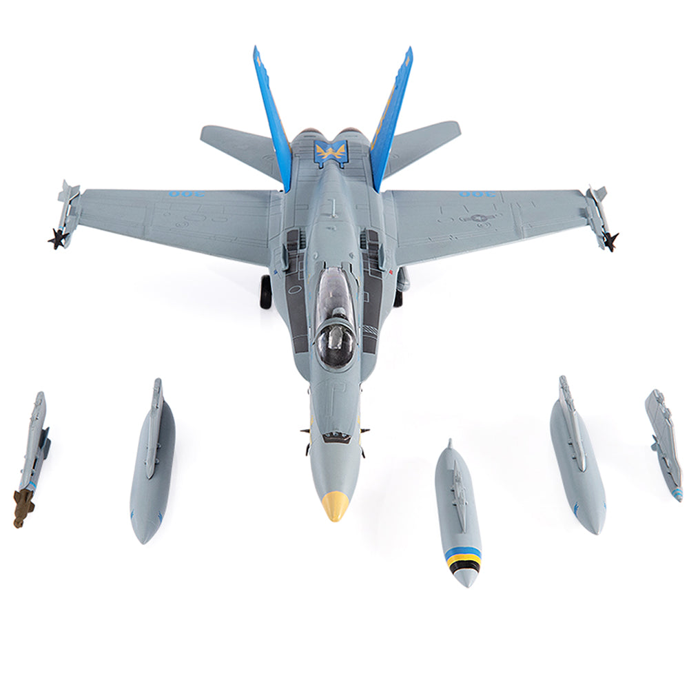 PRE-ORDER McDonnell Douglas F/A-18C Hornet U.S. NAVY VFA-82 Marauders Diecast 1:72 Scale Model - JC Wings JCW-72-F18-014