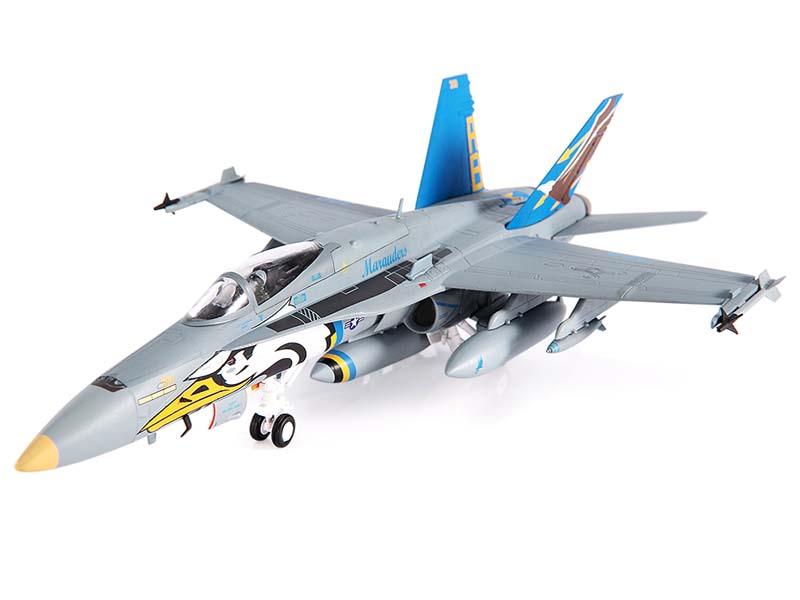 PRE-ORDER McDonnell Douglas F/A-18C Hornet U.S. NAVY VFA-82 Marauders Diecast 1:72 Scale Model - JC Wings JCW-72-F18-014