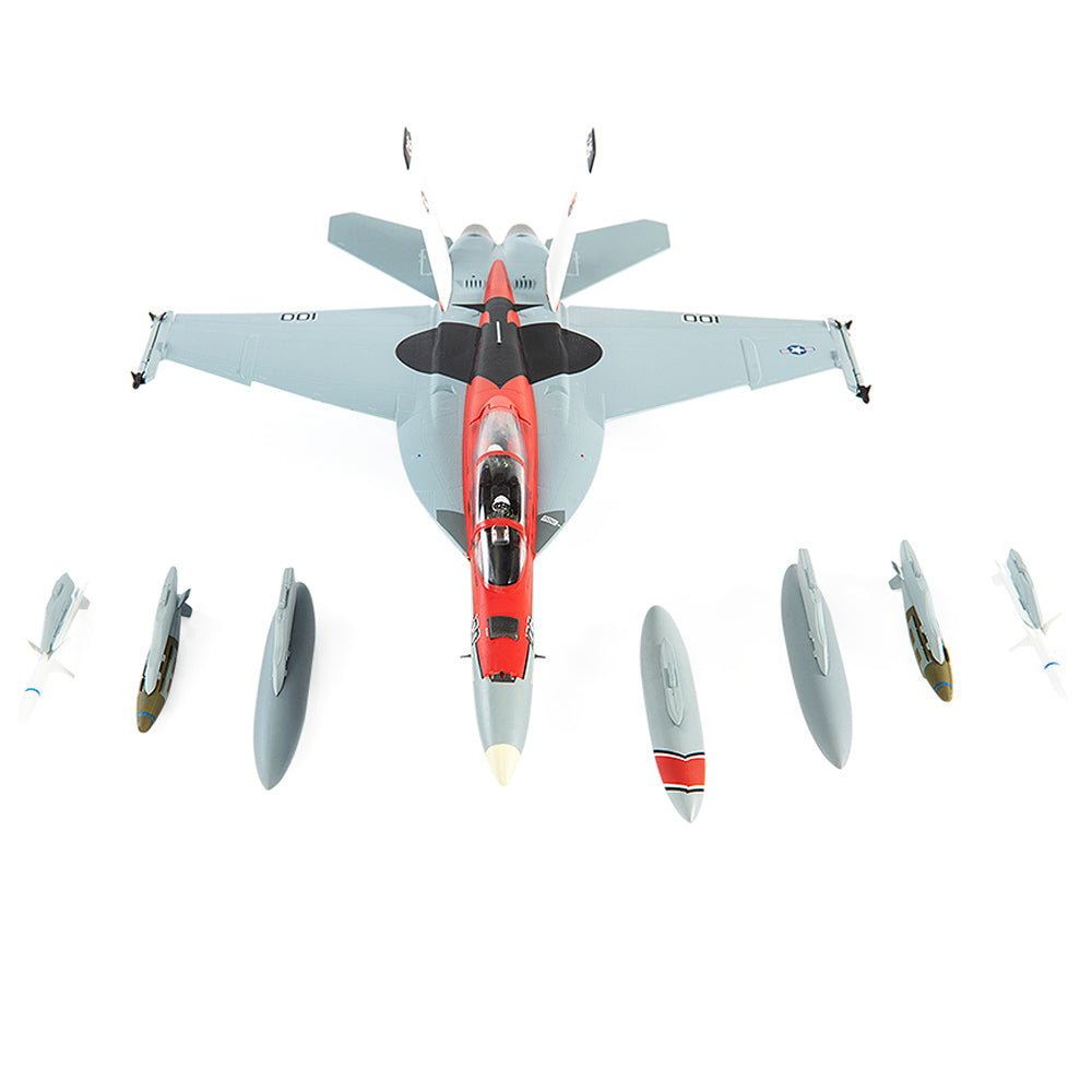 PRE-ORDER Boeing F/A-18F Super Hornet U.S. NAVY VFA-41 Black Aces 70th Anniversary Diecast 1:72 Scale Model - JC Wings JCW-72-F18-015