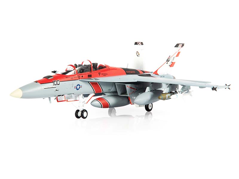 PRE-ORDER Boeing F/A-18F Super Hornet U.S. NAVY VFA-41 Black Aces 70th Anniversary Diecast 1:72 Scale Model - JC Wings JCW-72-F18-015