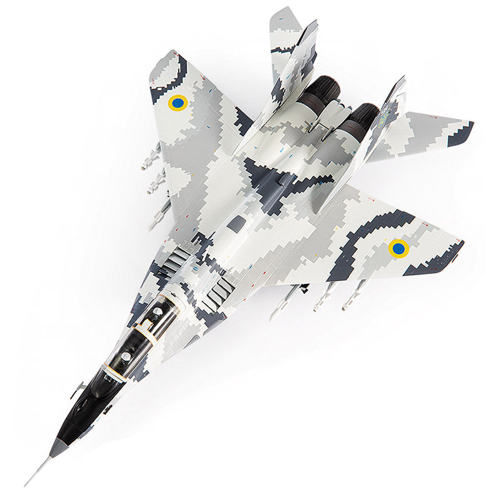 PRE-ORDER Mikoyan MiG-29UB Fulcrum B Ukraine Air Force Vasylkiv Airbase Diecast 1:72 Scale Model - JC Wings JCW-72-MG29-015