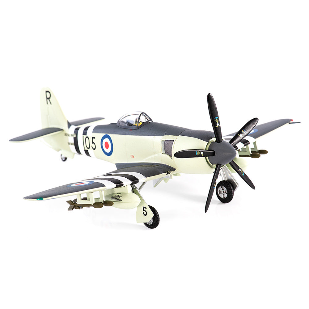 PRE-ORDER Hawker Sea Fury FB MK. II Royal Navy No. 804 Squadron FAA Korean War Diecast 1:72 Scale Model - JC Wings JCW-72-SFURY-002