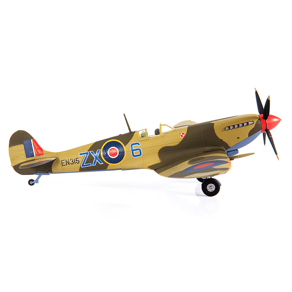 PRE-ORDER Supermarine Spitfire MK IXc Ldr. Stanislav Skalsk Royal Air Force Polish Combat Team Diecast 1:72 Scale Model - JC Wings JCW-72-SPF-003