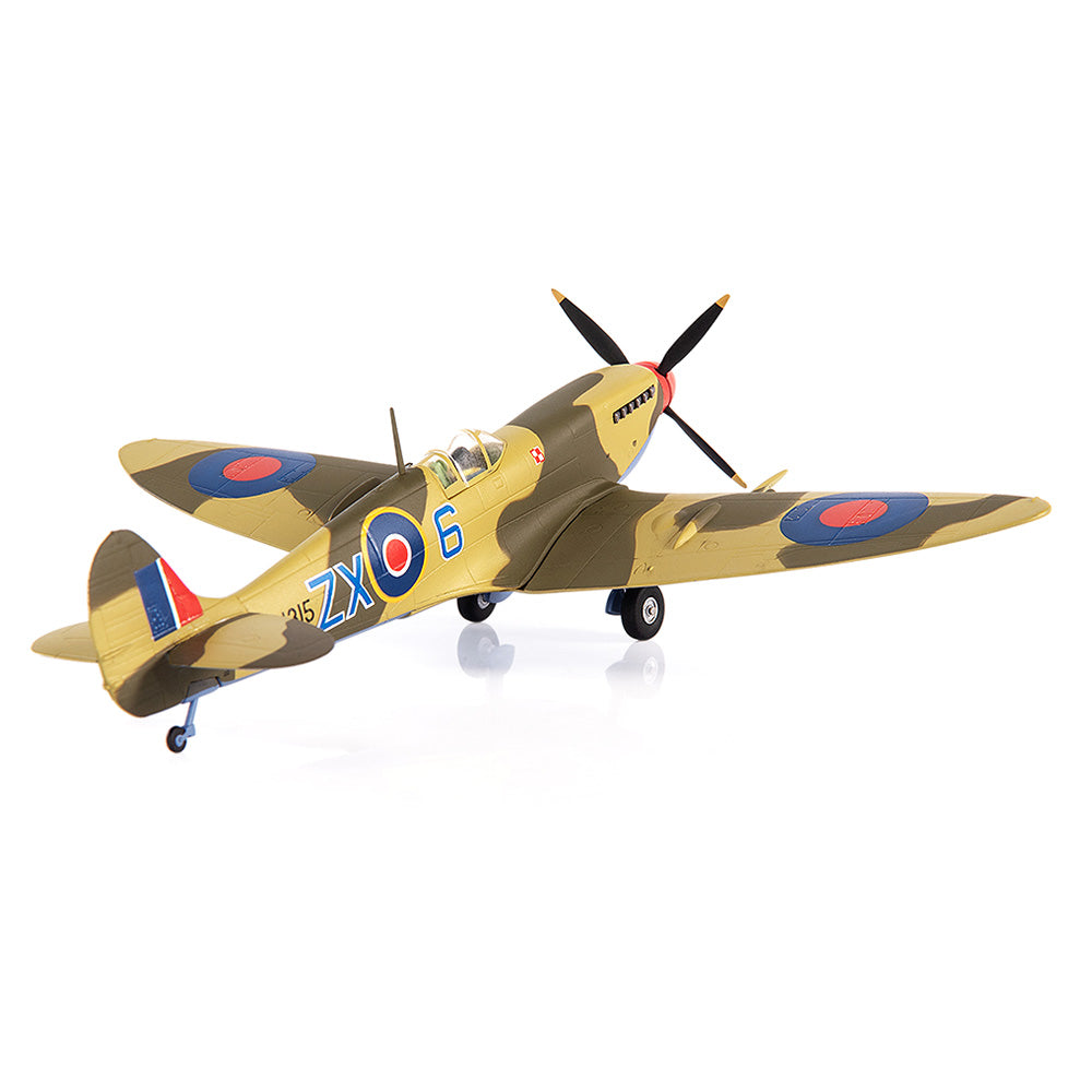 PRE-ORDER Supermarine Spitfire MK IXc Ldr. Stanislav Skalsk Royal Air Force Polish Combat Team Diecast 1:72 Scale Model - JC Wings JCW-72-SPF-003