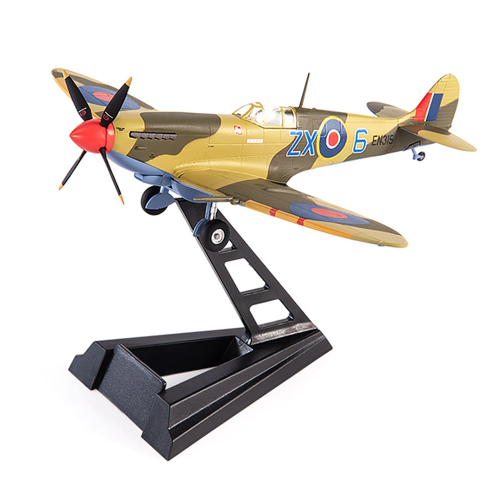 PRE-ORDER Supermarine Spitfire MK IXc Ldr. Stanislav Skalsk Royal Air Force Polish Combat Team Diecast 1:72 Scale Model - JC Wings JCW-72-SPF-003