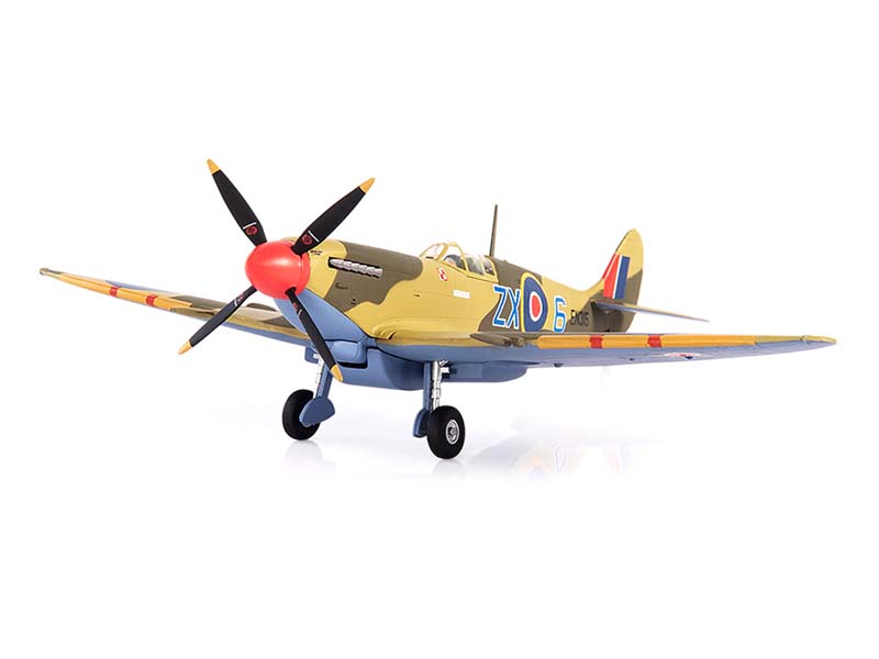 PRE-ORDER Supermarine Spitfire MK IXc Ldr. Stanislav Skalsk Royal Air Force Polish Combat Team Diecast 1:72 Scale Model - JC Wings JCW-72-SPF-003