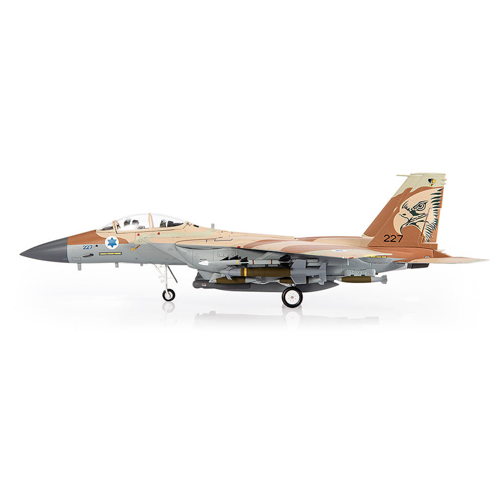 PRE-ORDER McDonnell Douglas F-15I Ra'am Israeli Air Force 69 Squadron - The Hammers Squadron Diecast 1:72 Scale Model - JC Wings JCW-72-F15-021