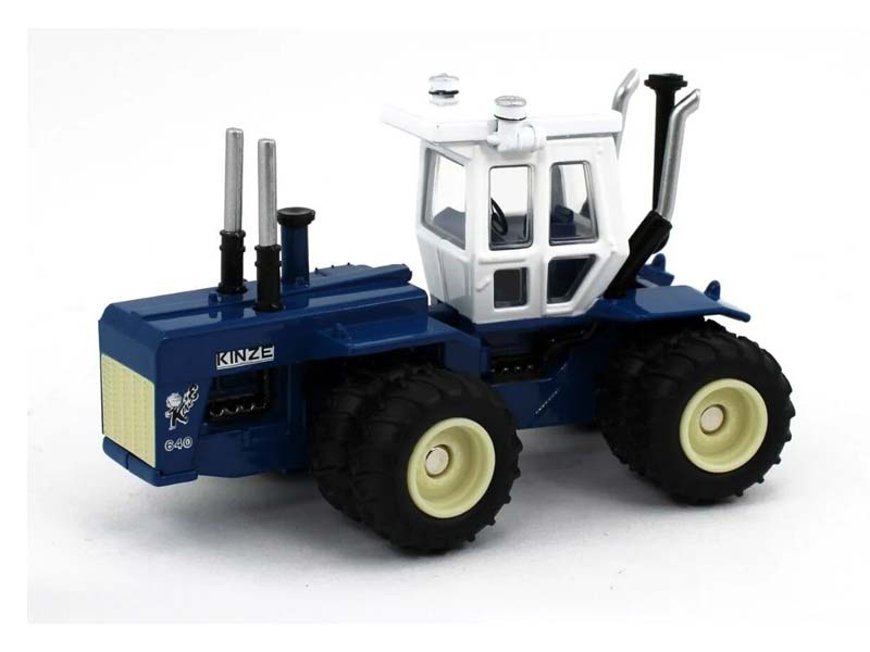 Kinze Big Blue 640 4WD Articulating Tractor w/ Duals Diecast 1:64 Scale Model - Spec Cast KZE1330