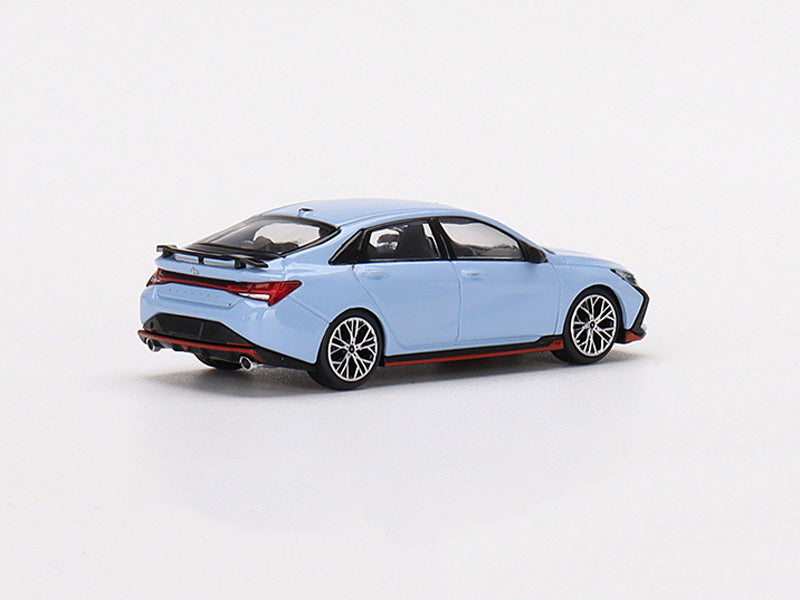 CHASE Hyundai Elantra N Performance Blue - MiJo Exclusive ( Mini GT) Diecast 1:64 Scale Model - TSM MGT00404