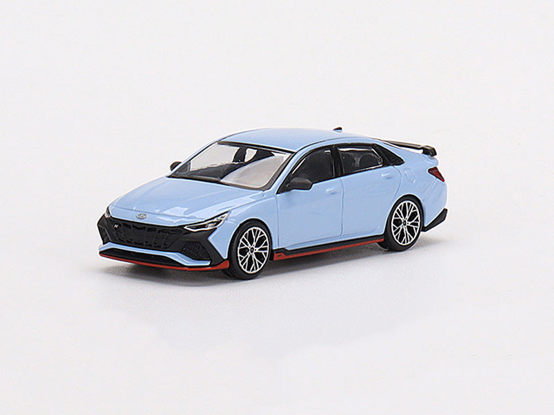 CHASE Hyundai Elantra N Performance Blue - MiJo Exclusive ( Mini GT) Diecast 1:64 Scale Model - TSM MGT00404