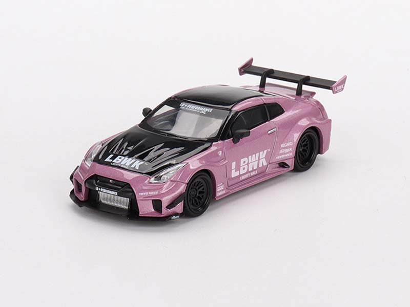 CHASE LB-Silhouette WORKS GT NISSAN 35GT-RR Ver.2 Passion Pink (Mini GT)  Diecast 1:64 Scale Model - TSM MGT00418