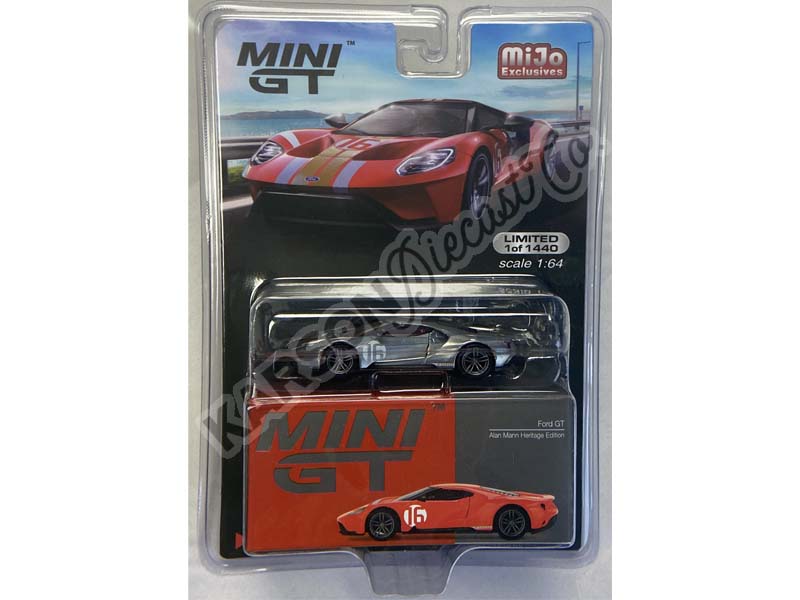 FORD GT ALAN MANN HERITAGE EDITION 1/64 MINI GT (RED)