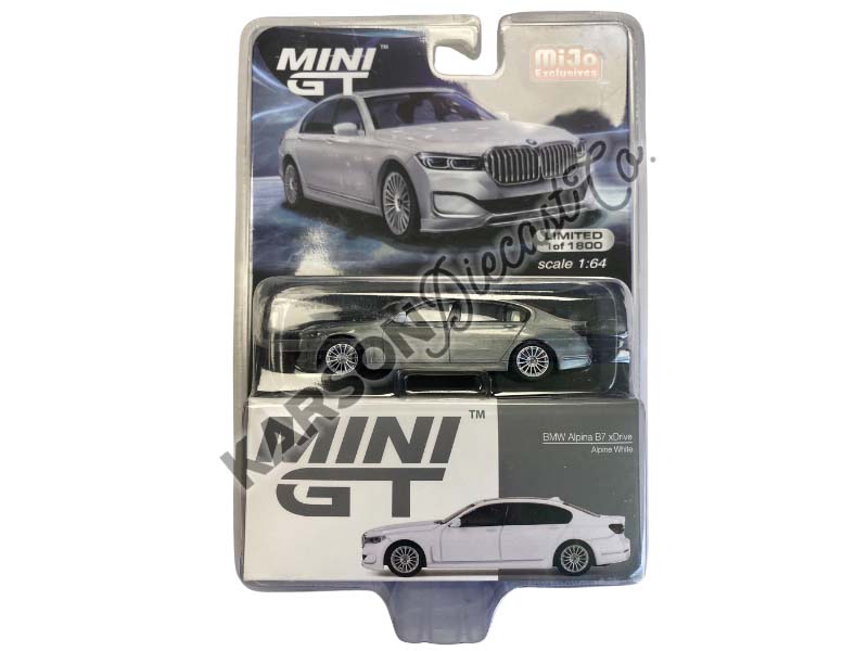 CHASE Alpina B7 xDrive Alpine White LHD (Mini GT) Diecast 1:64 Scale Model - TSM MGT00557