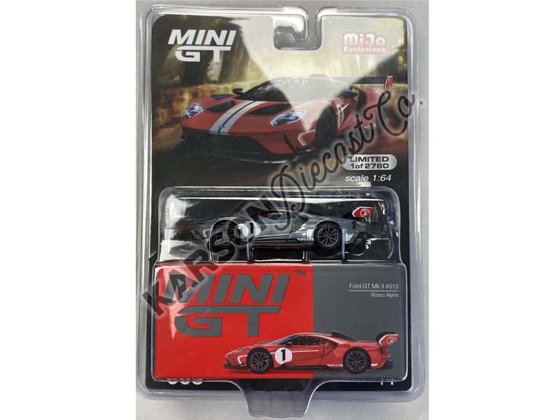 CHASE Ford GT MK II #013 Rosso Alpha - MiJo Exclusive (Mini GT 