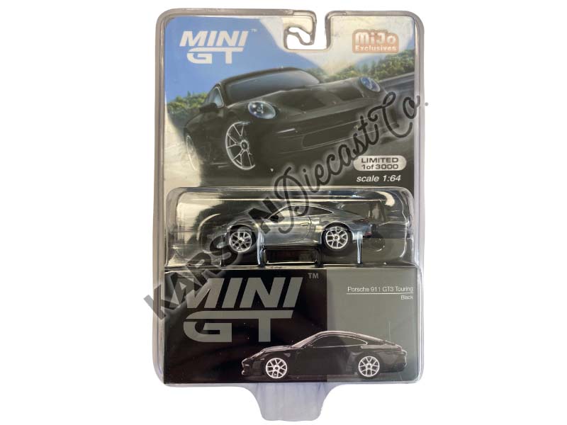 CHASE Porsche 911 (992) GT3 Touring – Black (Mini GT) Diecast 1:64 Scale Model - TSM MGT00606