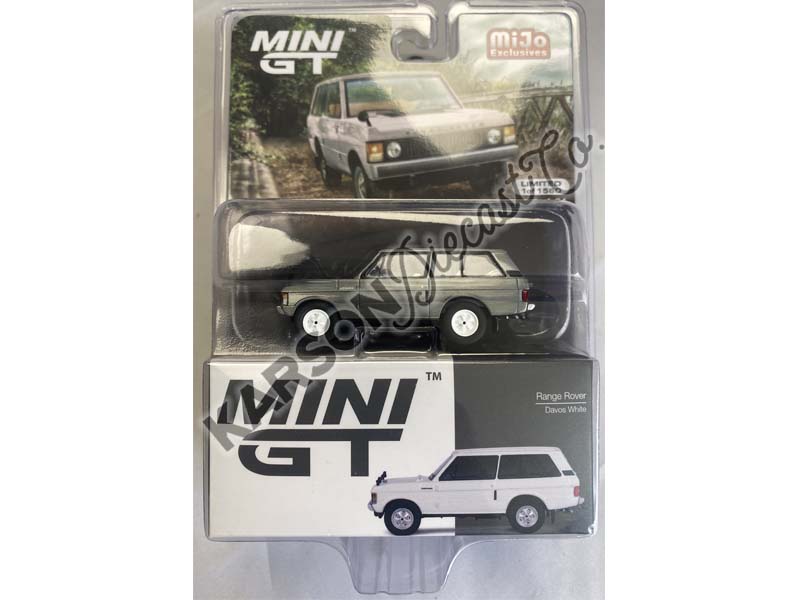 CHASE Range Rover Davos – White (Mini GT) Diecast 1:64 Scale Model - TSM MGT00658