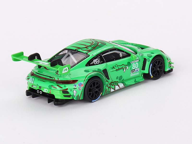 Porsche 911 GT3 R #80 GTD AO Racing 2023 IMSA Sebring 12 Hrs (Mini GT) Diecast 1:64 Scale Model - TSM MGT00713