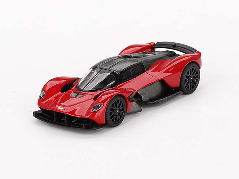 PRE-ORDER Aston Martin Valkyrie – Hyper Red (Mini GT) Diecast 1:64 Scale Model - TSM MGT00766