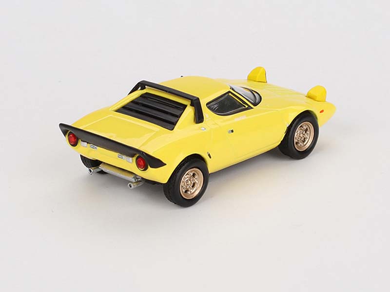 PRE-ORDER Lancia Stratos HF Stradale – Giallo Fly Yellow (Mini GT) Diecast 1:64 Scale Model - TSM MGT00771