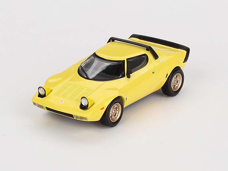 PRE-ORDER Lancia Stratos HF Stradale – Giallo Fly Yellow (Mini GT) Diecast 1:64 Scale Model - TSM MGT00771