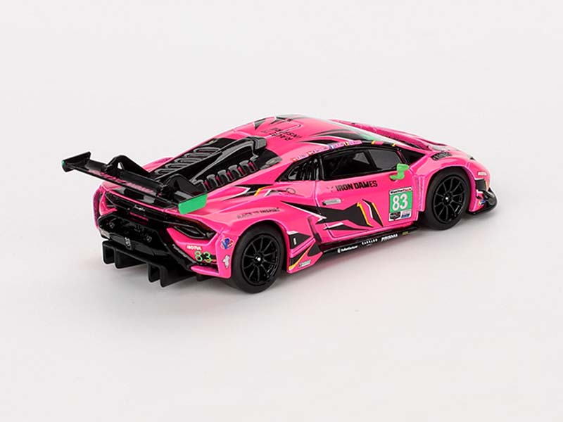 PRE-ORDER Lamborghini Huracan GT3 EVO2 #83 Iron Dames IMSA 2023 Daytona 24 Hrs (Mini GT) Diecast 1:64 Scale Model - TSM MGT00772