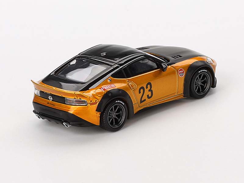 PRE-ORDER Nissan Z LB-NATION WORKS – LB Gold (Mini GT) Diecast 1:64 Scale Model - TSM MGT00782