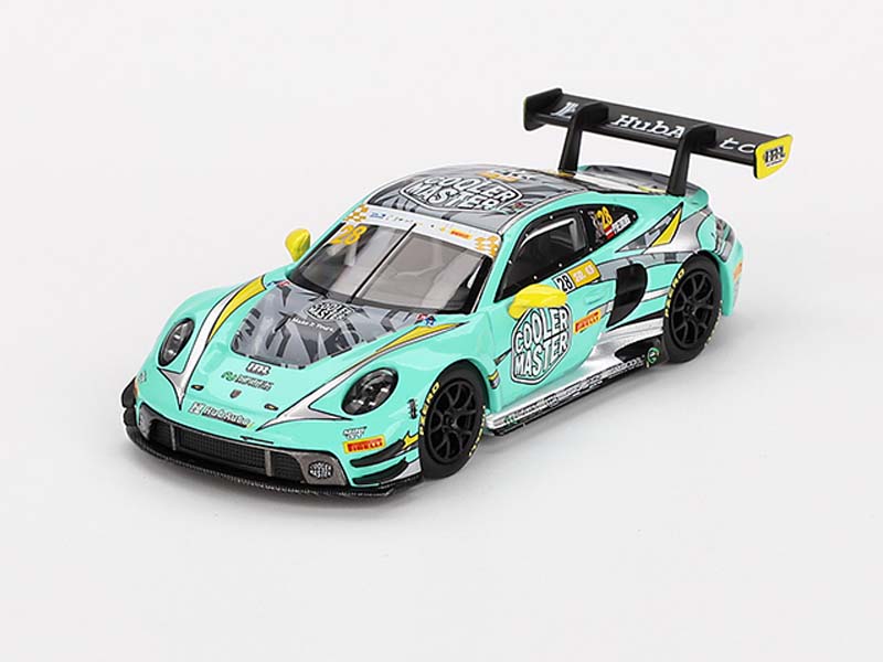 PRE-ORDER Porsche 911 GT3 R #28 HubAuto Racing2023 FIA GT World Cup 70th Macau Grand Prix (Mini GT) Diecast 1:64 Scale Model - TSM MGT00804