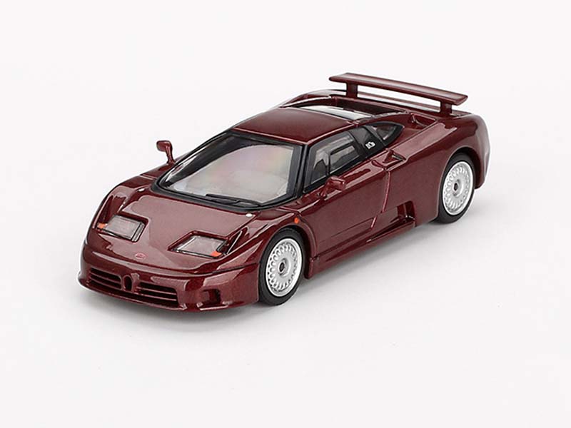 PRE-ORDER Bugatti EB110 GT Dark Red Metallic (Mini GT) Diecast 1:64 Scale Model - TSM MGT00806