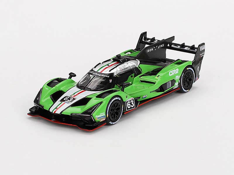 PRE-ORDER Lamborghini SC63 #63 Iron lynx 2024 IMSA Sebring 12 Hrs (Mini GT) Diecast 1:64 Scale Model - TSM MGT00816