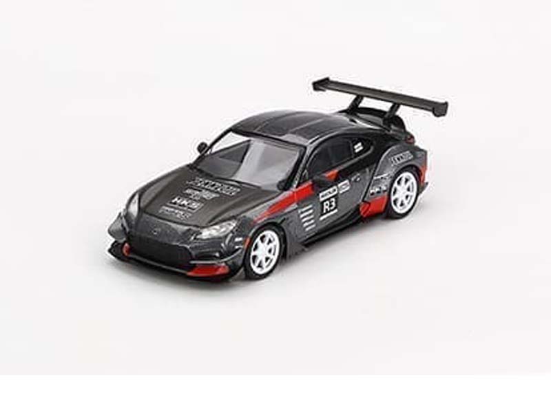 PRE-ORDER Toyota GR86  Larry Chen’s HKS Turbocharged GR86 – Grey (Mini GT) Diecast 1:64 Scale Model - TSM MGT00820