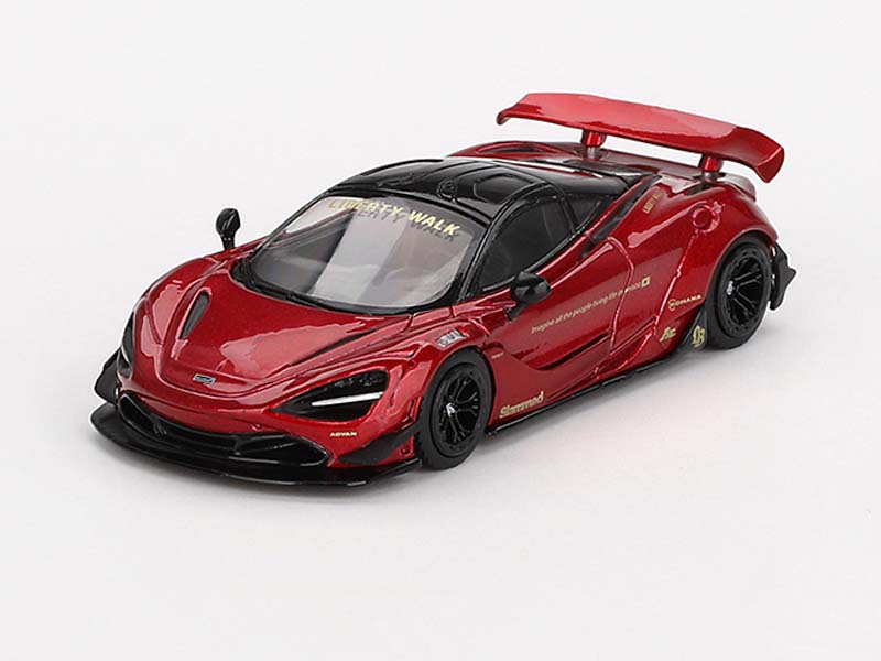 PRE-ORDER McLaren 720S LB-Works – Gem Red (Mini GT) Diecast 1:64 Scale Model - TSM MGT00828