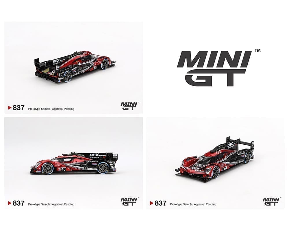 PRE-ORDER Acura ARX-06 GTP #40 Wayne Taylor Racing w/ Andretti 2024 IMSA Sebring 12Hrs Winner (Mini GT) Diecast 1:64 Scale Model - TSM MGT00837