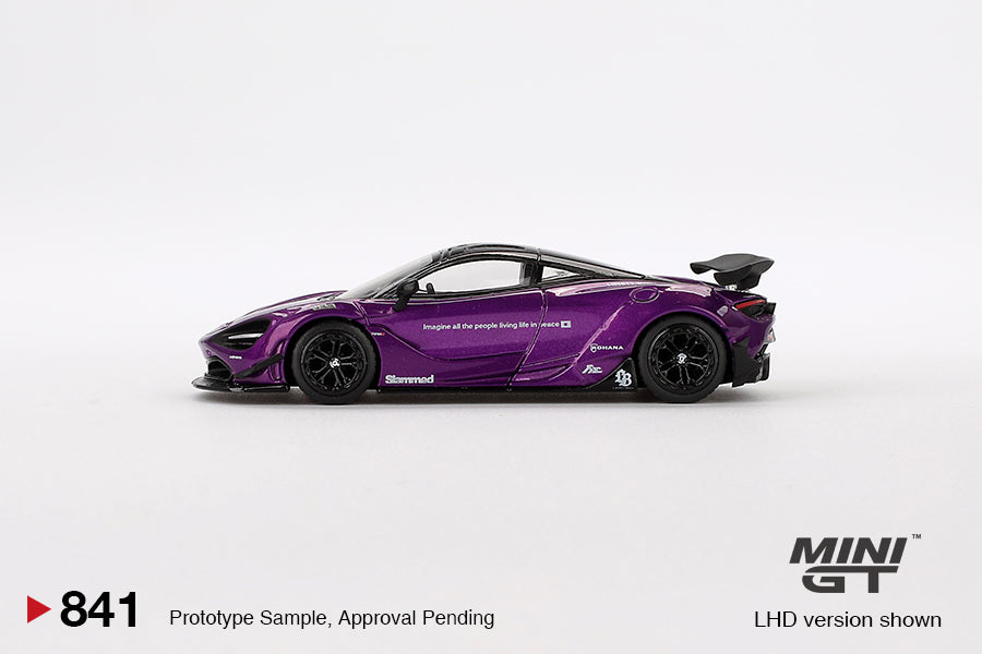 PRE-ORDER McLaren 720S LB★Works Purple (Mini GT) Diecast 1:64 Scale Model - TSM MGT00841