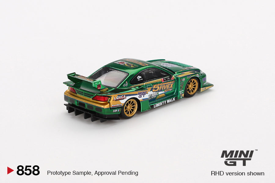 PRE-ORDER Nissan LB-Super Silhouette S15 SILVIA LBWK 2024 Fausto Racing (Mini GT) Diecast 1:64 Scale Model - TSM MGT00858