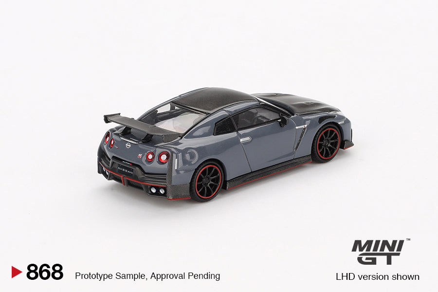 PRE-ORDER Nissan GT-R Nismo 2024 NISMO – Stealth Gray (Mini GT) Diecast 1:64 Scale Model - TSM MGT00868