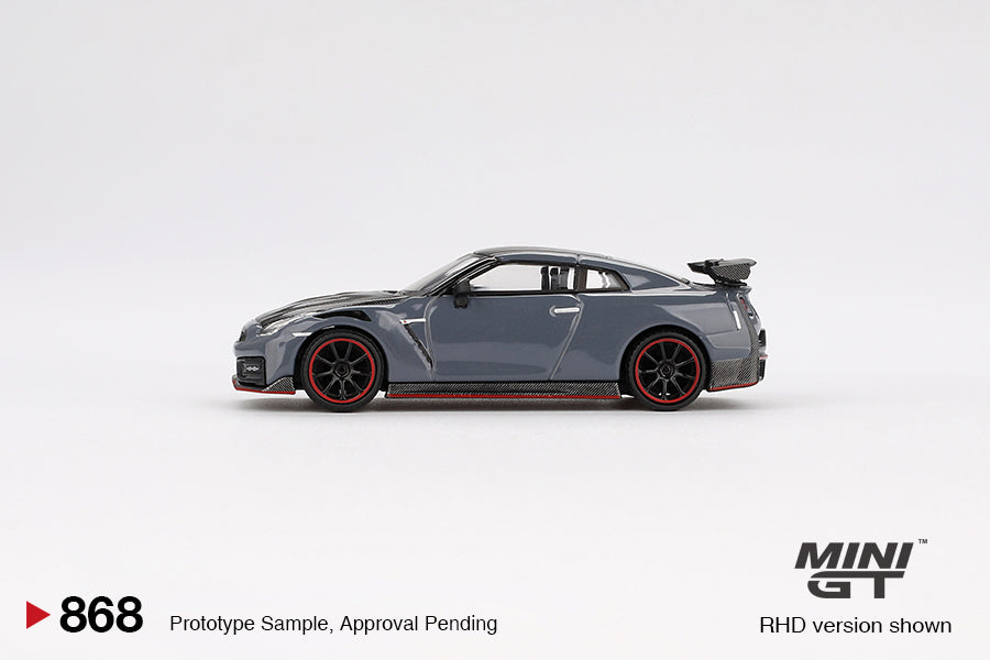 PRE-ORDER Nissan GT-R Nismo 2024 NISMO – Stealth Gray (Mini GT) Diecast 1:64 Scale Model - TSM MGT00868