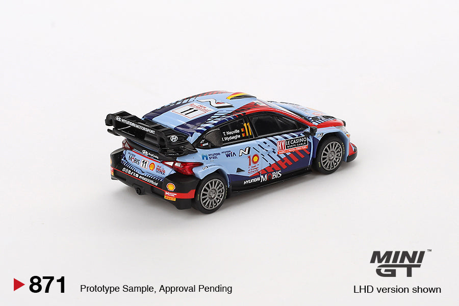 PRE-ORDER Hyundai i20 N Rally1 Hybrid #112024 Rallye Monte-Carlo Winner (Mini GT) Diecast 1:64 Scale Model - TSM MGT00871