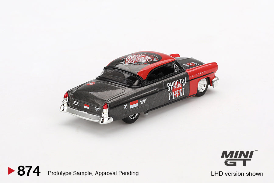 PRE-ORDER 1954 Lincoln Capri Hot Rod - Shadow Puppet (Mini GT x Mizu Diecast) Diecast 1:64 Scale Model - TSM MGT00874