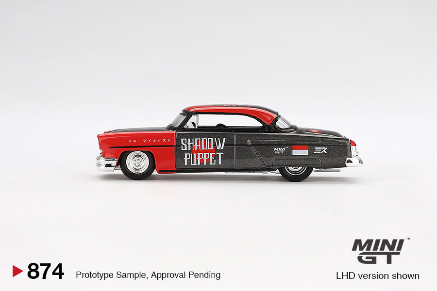 PRE-ORDER 1954 Lincoln Capri Hot Rod - Shadow Puppet (Mini GT x Mizu Diecast) Diecast 1:64 Scale Model - TSM MGT00874