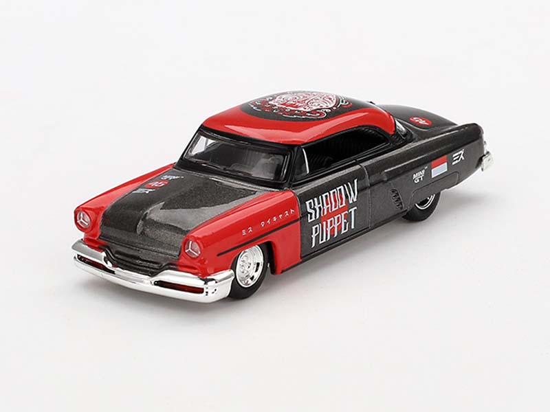 PRE-ORDER 1954 Lincoln Capri Hot Rod - Shadow Puppet (Mini GT x Mizu Diecast) Diecast 1:64 Scale Model - TSM MGT00874