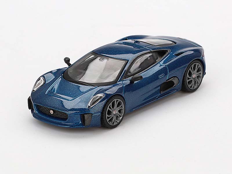 PRE-ORDER Jaguar C-X75 – Blue (Mini GT) Diecast 1:64 Scale Model - TSM MGT00884