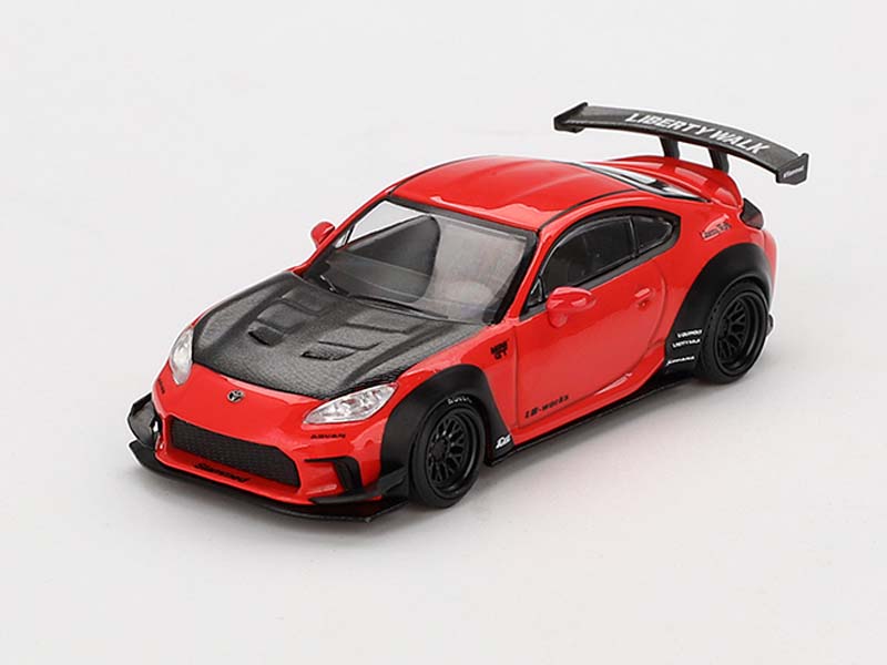 PRE-ORDER Toyota GR86 LB★Nation – Red (Mini GT) Diecast 1:64 Scale Model - TSM MGT00885