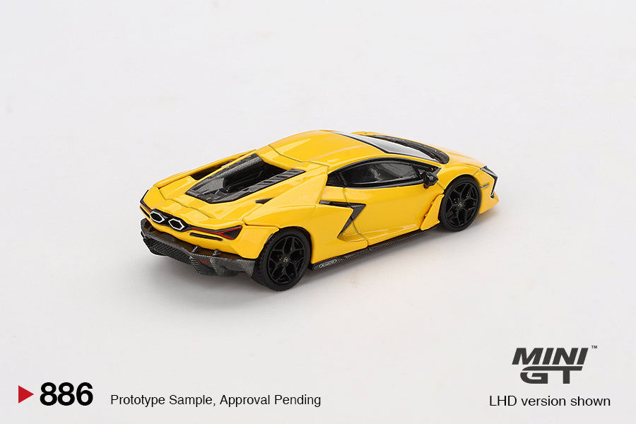 PRE-ORDER Lamborghini Revuelto – Giallo Yellow (Mini GT) Diecast 1:64 Scale Model - TSM MGT00886