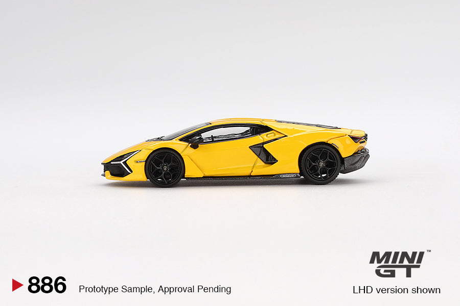 PRE-ORDER Lamborghini Revuelto – Giallo Yellow (Mini GT) Diecast 1:64 Scale Model - TSM MGT00886