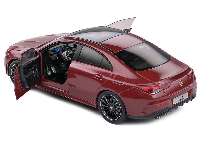 2019 Mercedes Benz CLA C118 Coupe AMG - Rouge Patagonie Diecast 1:18 Scale Model - Solido S1803104