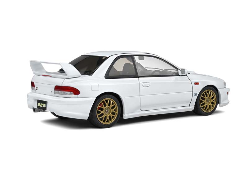 1998 Subaru Impreza 22B - Pure White Diecast 1:18 Scale Model - Solido S1807404