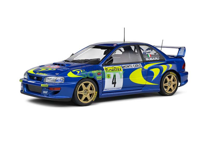 PRE-ORDER 1997 Subaru Impreza 22B No. 4 Liatti Monte Carlo Diecast 1:18 Scale Model - Solido S1807405