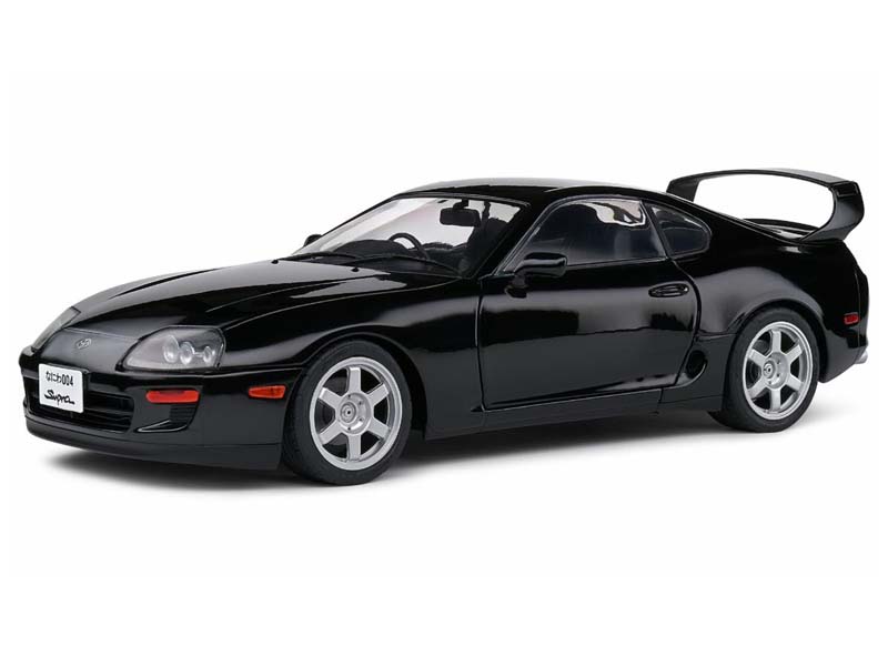 PRE-ORDER 1993 Toyota Supra Mk4 (A80) Black Diecast 1:18 Scale Model - Solido S1807606