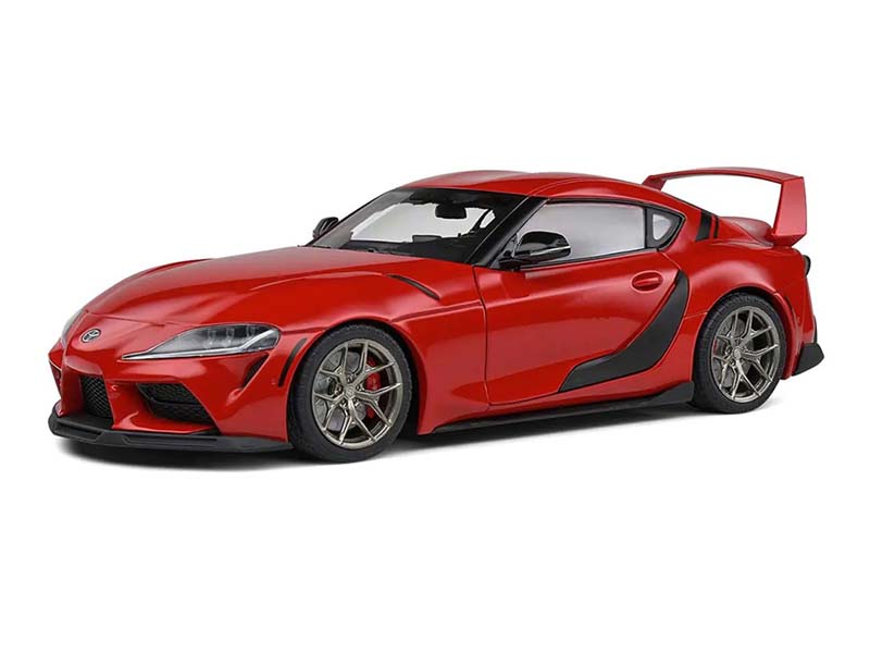 2023 Toyota GR Supra Streetfighter – Red Diecast 1:18 Scale Model - Solido S1809001