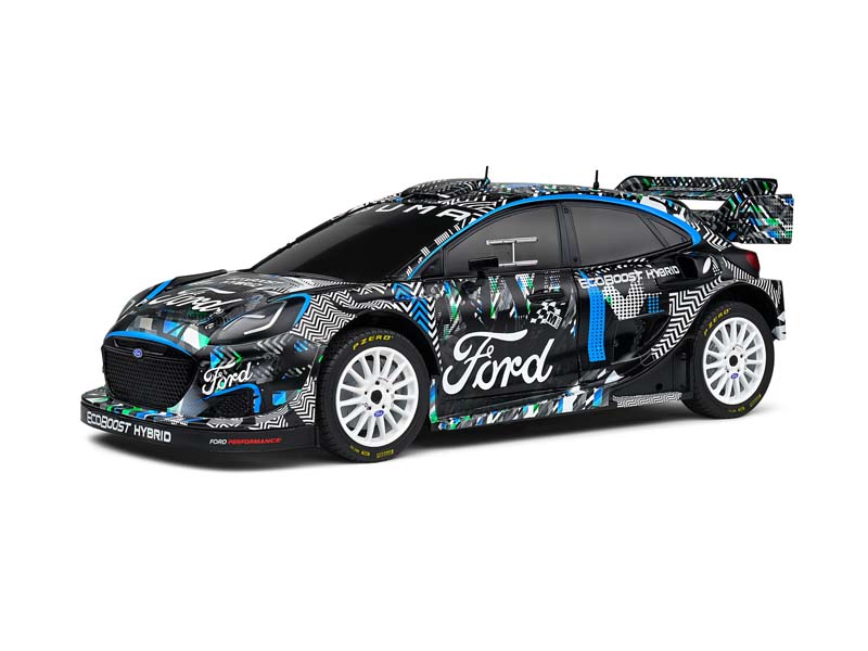 2021 Ford Puma Rally1 Hybrid - Goodwood Festival of Speed Diecast 1:18 Scale Model - Solido S1809501